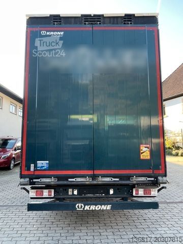 Відкритий напівпричіп з тентом KRONE SD Plane Mega Edscha Hubdach 2x Liftachse SDP27