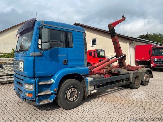 Absetzkipper LKW MAN TGA 26.430 6x2 BL Abroller SHZ Meiller RK 20.65