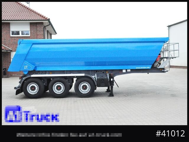 Semi-remorque benne MEILLER Euromix ca 24m³  Stahl, Lift SAF,  Tageszulassung,