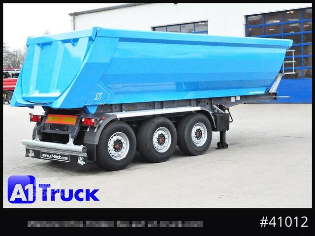 Semi-remorque benne MEILLER Euromix ca 24m³  Stahl, Lift SAF,  Tageszulassung,