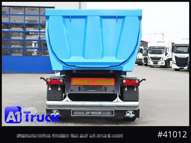 Semi-remorque benne MEILLER Euromix ca 24m³  Stahl, Lift SAF,  Tageszulassung,