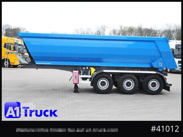 Semi-remorque benne MEILLER Euromix ca 24m³  Stahl, Lift SAF,  Tageszulassung,