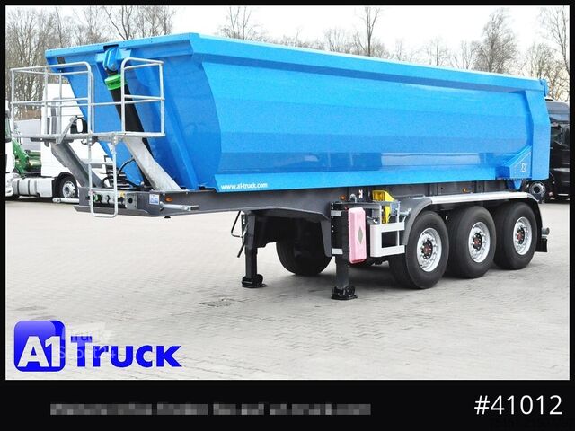 Semi-remorque benne MEILLER Euromix ca 24m³  Stahl, Lift SAF,  Tageszulassung,