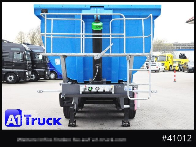 Semi-remorque benne MEILLER Euromix ca 24m³  Stahl, Lift SAF,  Tageszulassung,