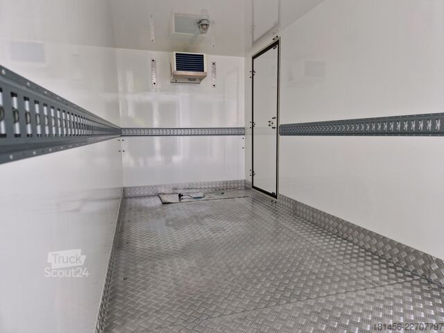 Hladilni/izolacijski/osvežilni servisni zaboj trailershop Kühlanhänger für Lebensmittel mit Seitentür mobiles Kühlhaus Neu und direkt verfügbar