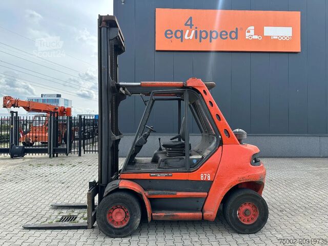 Vorkheftruck Linde H80D-03 FORKLIFT, 8000KG, duplex, 6 cil. Deutz ...