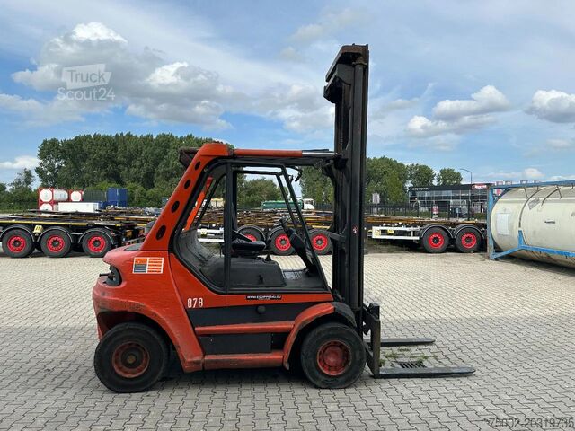 Vorkheftruck Linde H80D-03 FORKLIFT, 8000KG, duplex, 6 cil. Deutz ...