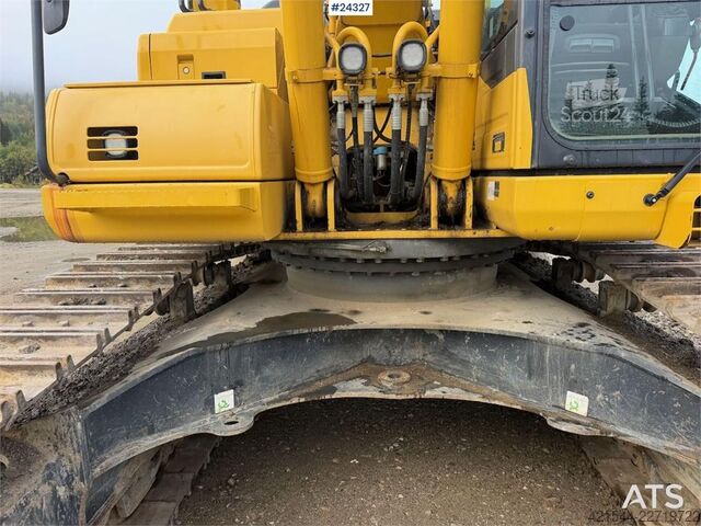 ķēžu ekskavators Komatsu PC290LC-11E0 w/ rototilt, bucket and GPS. WATCH VI