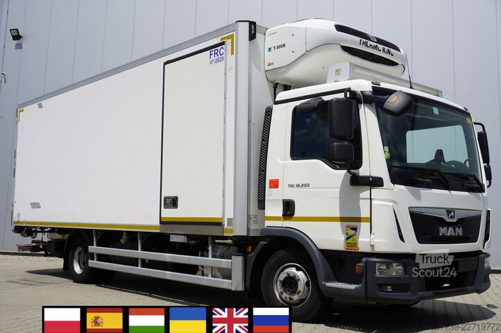 Refrižeratoru kravas automašīna MAN TGL 12.250 / Lamberet 17 EPAL refrigerat