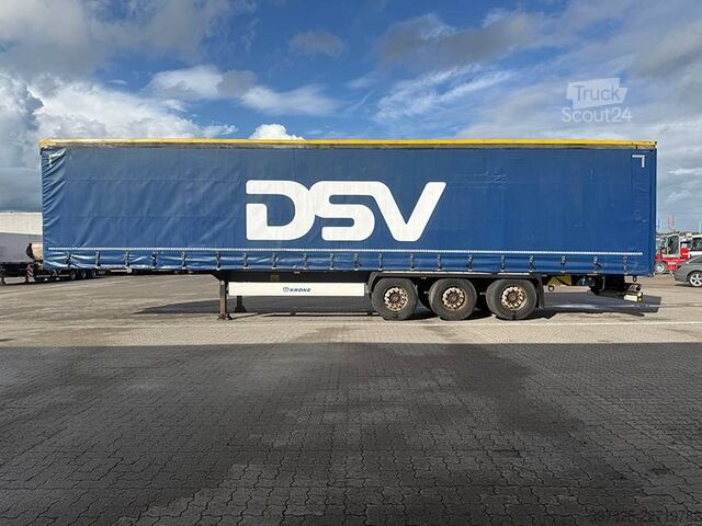 Bīdāmie tentiņi Krone Curtainsider / Planenauflieger