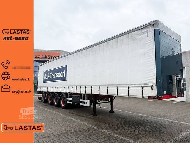 Skjutbara presenningar BP TRAILER 4 axle Curtainsider / Planenauflieger