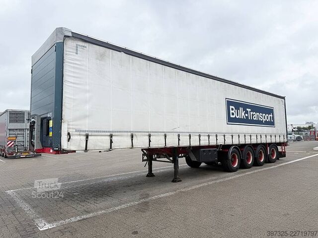 Skjutbara presenningar BP TRAILER 4 axle Curtainsider / Planenauflieger