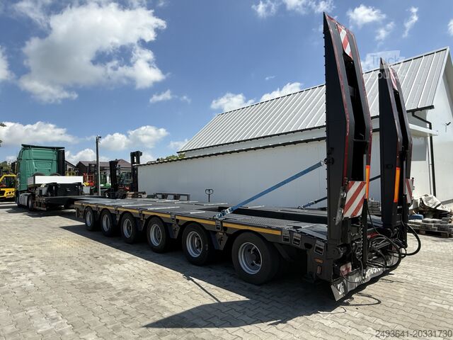 Низкорамный полуприцеп для перевозки строительной техники FAYMONVILLE FAYMONVILLE STZ-6WAU – 6 AXLES – 92.2GVW
