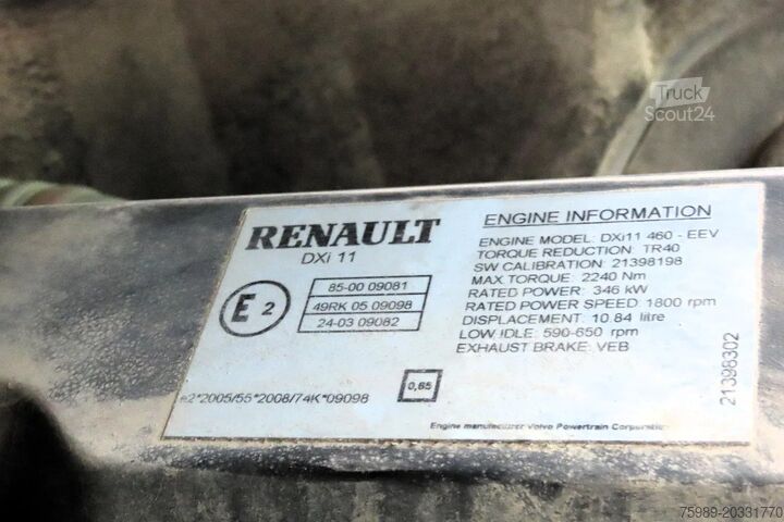 Стандарт-СЗМ Renault Premium 460 VF624GPA000075552 , 2 tanks!  FRIGO