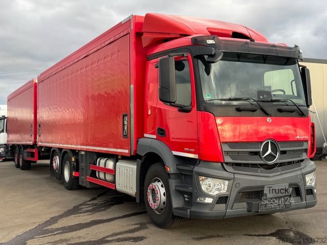 Camion de boissons MERCEDES-BENZ ANTOS 2540 / 2 x LBW / LENKACHSE / KOMPLETTZUG