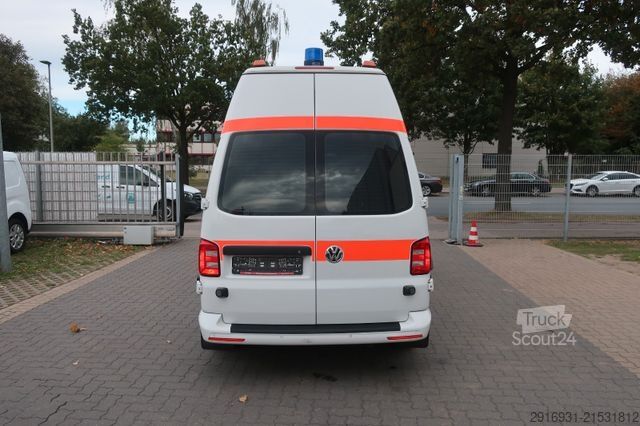 Feuerwehrfahrzeug VOLKSWAGEN T6 KTW Hochdach lang 1. Hand/ SHZ / Fzg. Nr:A1