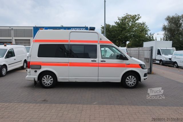 Feuerwehrfahrzeug VOLKSWAGEN T6 KTW Hochdach lang 1. Hand/ SHZ / Fzg. Nr:A1