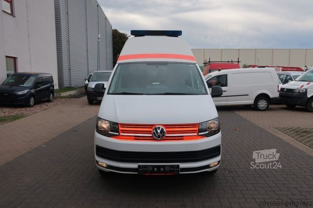 Feuerwehrfahrzeug VOLKSWAGEN T6 KTW Hochdach lang 1. Hand/ SHZ / Fzg. Nr:A1
