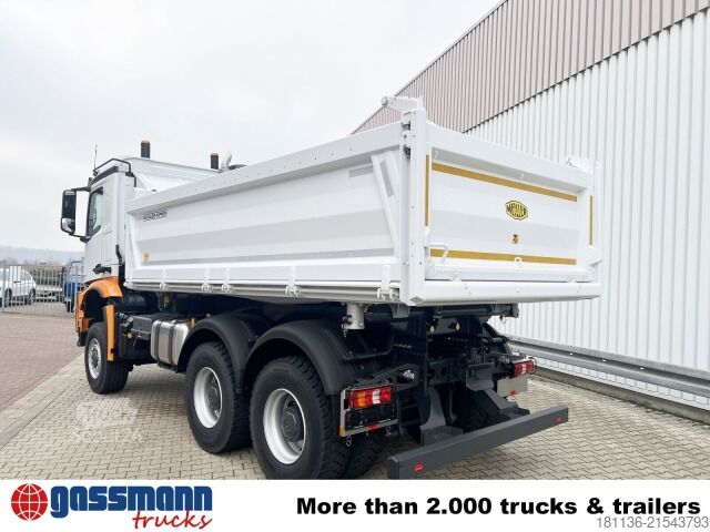 Ανατρεπόμενο φορτηγό Mercedes-Benz Arocs 3351 AK 6x6, Grounder