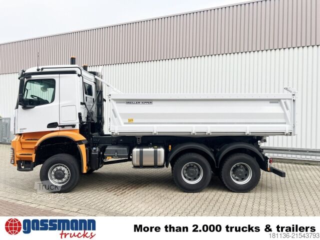 Ανατρεπόμενο φορτηγό Mercedes-Benz Arocs 3351 AK 6x6, Grounder