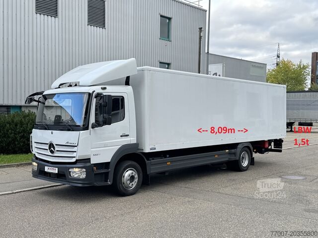 Autocarro con cassone LBW Mercedes-Benz Atego 1227L Koffer 8m LBW Klima Diff. Sp