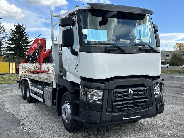 автокран Renault C380 6X4 / FASSI F215A+REMOTE / ROTATOR