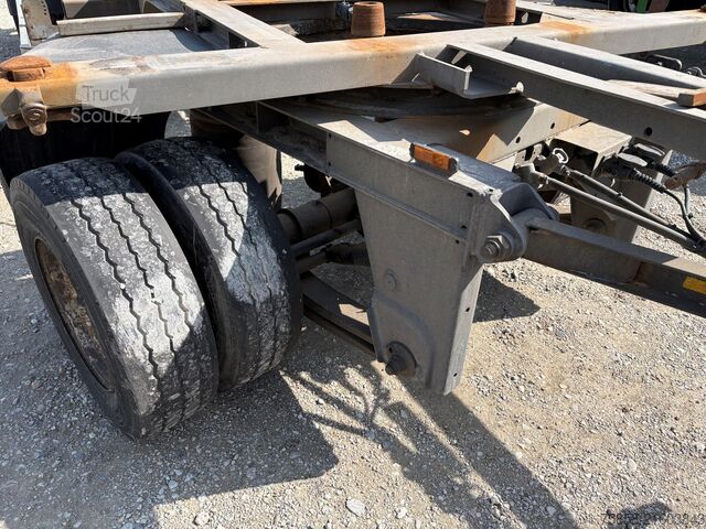 Swap chassis trailer Sonstige Lafette Zwilling Verzinkt lange Bälge
