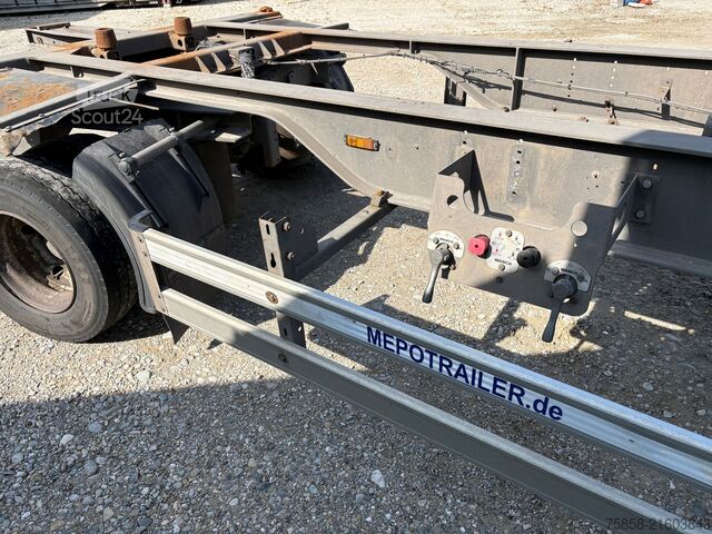 Swap chassis trailer Sonstige Lafette Zwilling Verzinkt lange Bälge