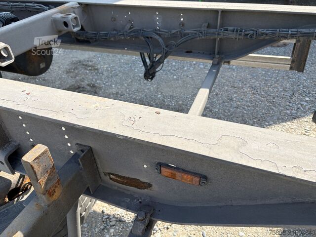 Swap chassis trailer Sonstige Lafette Zwilling Verzinkt lange Bälge