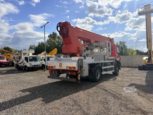 Vrachtwagen met bakwagen Iveco Trakker 4X4 Multitel MJ375- 37,5m, 500 k