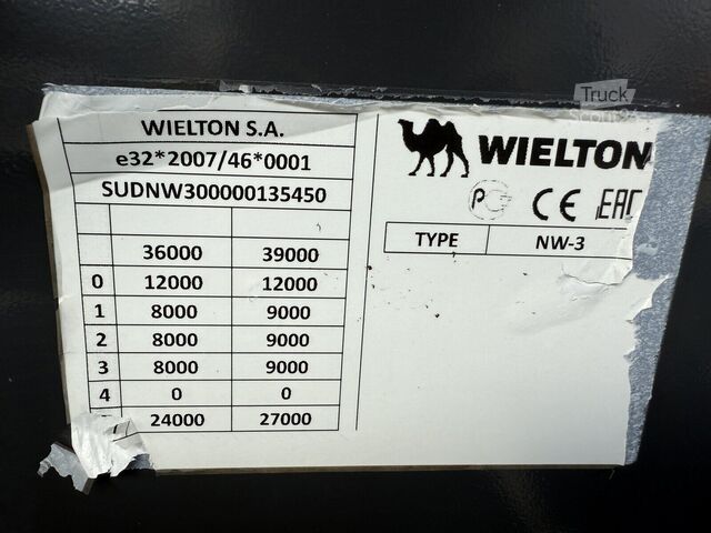 Dumper Wielton NW3 NACZEPA WYWROTKA 28m3