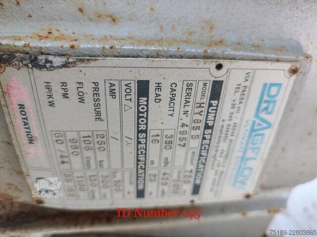 Betongmaskin Dragflow Dredge & Dredging Pump HY85B