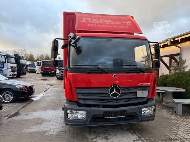 Furgons ar kasti MERCEDES-BENZ Atego 818 L Koffer/3-Sitze/AHK/EURO6D