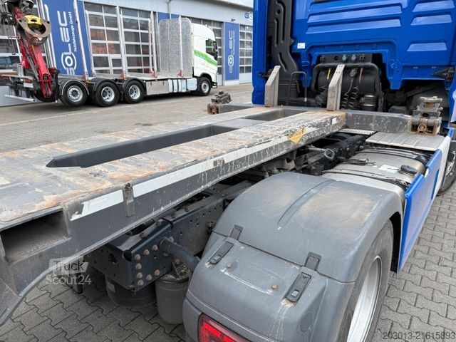 Swap body semitrailer BROSHUIS MFCC-HD Wechsel Containerchassis Ausziehbar ADR