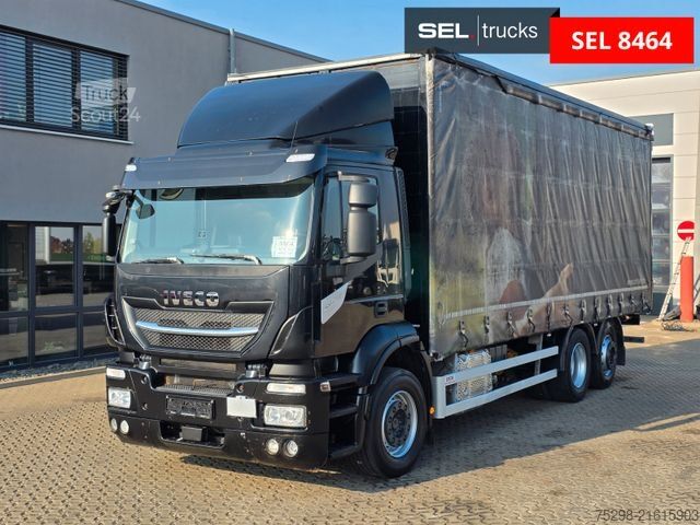 Valníkový nákladní automobil s plachtou IVECO Stralis 400 / Lenkachse / Liftachse / STERZANTE