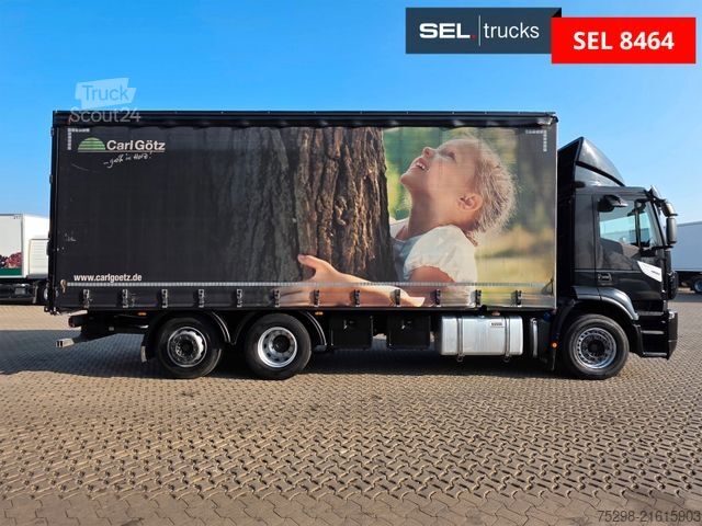 Valníkový nákladní automobil s plachtou IVECO Stralis 400 / Lenkachse / Liftachse / STERZANTE