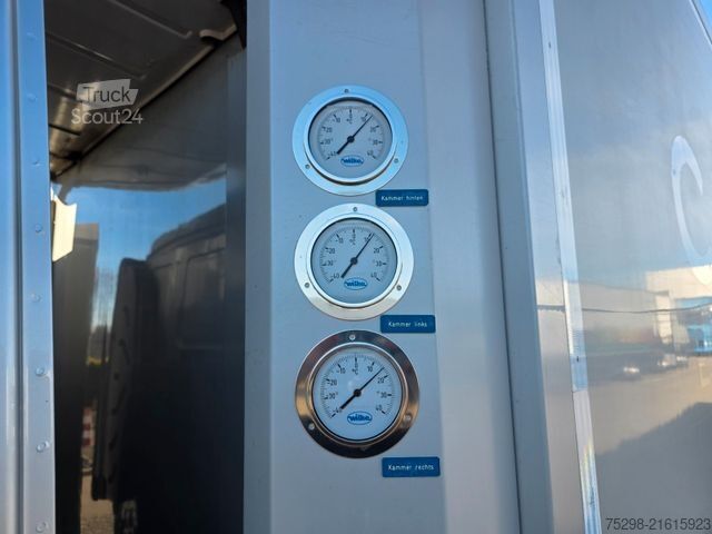 Refrigerated truck MAN TGM 18.340 4x2 LL / Ldbw / Carrier Supra 1250Mt