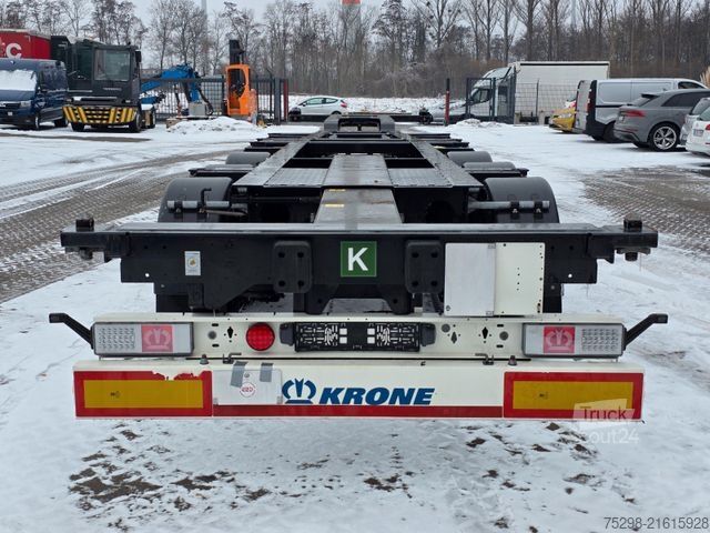 Swap body semitrailer KRONE SD / Liftachse / Teleskop / 11.908 - 13.403 mm