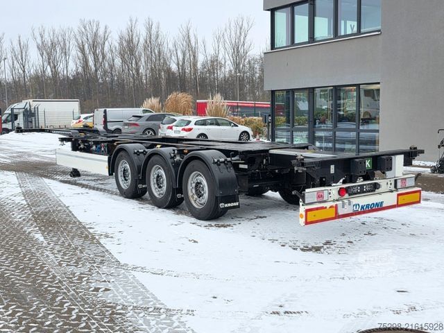 Swap body semitrailer KRONE SD / Liftachse / Teleskop / 11.908 - 13.403 mm
