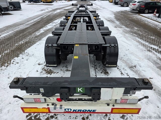 Swap body semitrailer KRONE SD / Liftachse / Teleskop / 11.908 - 13.403 mm