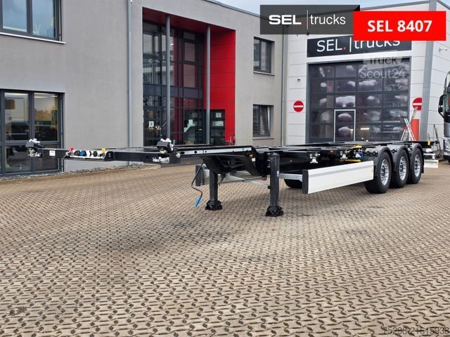 Swap body semitrailer KRONE SD / Liftachse / Teleskop / 11.908 - 13.403 mm