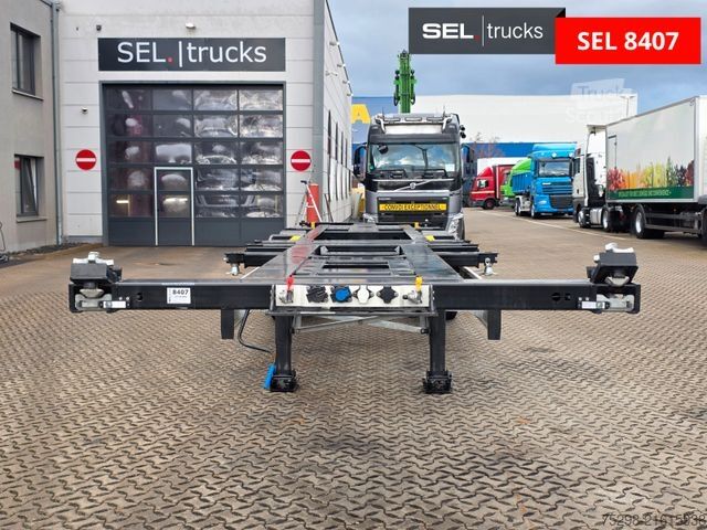 Swap body semitrailer KRONE SD / Liftachse / Teleskop / 11.908 - 13.403 mm