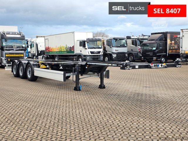 Swap body semitrailer KRONE SD / Liftachse / Teleskop / 11.908 - 13.403 mm