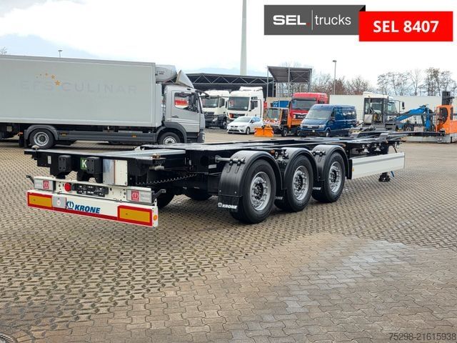 Swap body semitrailer KRONE SD / Liftachse / Teleskop / 11.908 - 13.403 mm