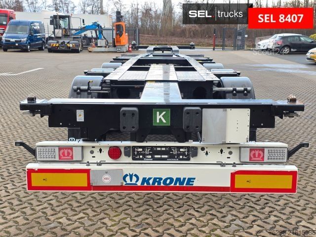 Swap body semitrailer KRONE SD / Liftachse / Teleskop / 11.908 - 13.403 mm