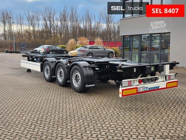 Swap body semitrailer KRONE SD / Liftachse / Teleskop / 11.908 - 13.403 mm