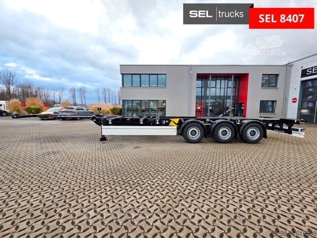 Swap body semitrailer KRONE SD / Liftachse / Teleskop / 11.908 - 13.403 mm