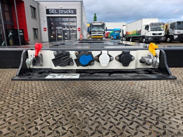 Swap body semitrailer KRONE SD / Liftachse / Teleskop / 11.908 - 13.403 mm