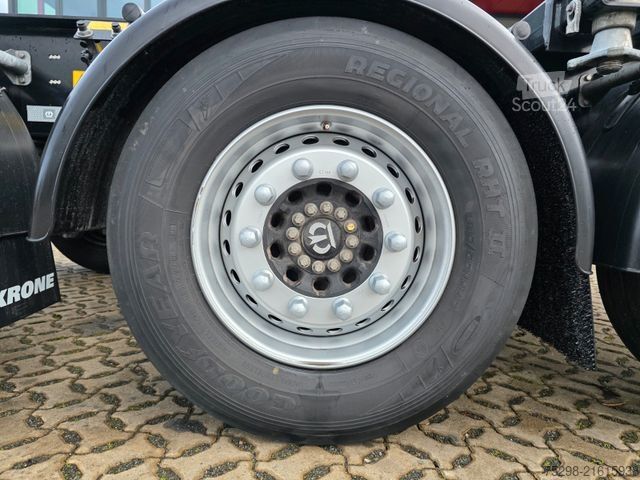 Swap body semitrailer KRONE SD / Liftachse / Teleskop / 11.908 - 13.403 mm