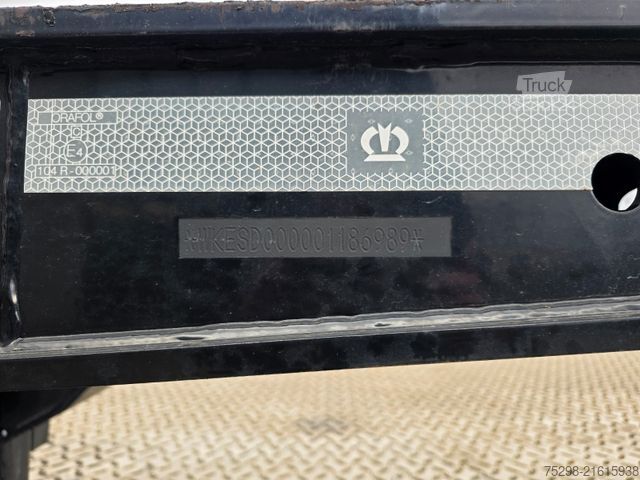 Swap body semitrailer KRONE SD / Liftachse / Teleskop / 11.908 - 13.403 mm